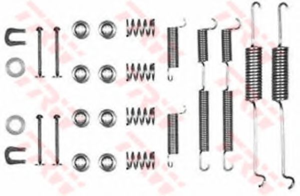Комплектующие, тормозная колодка TRW SFK11