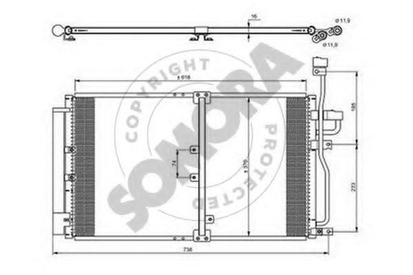 Конденсатор, кондиционер SOMORA 067060A