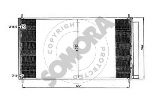 Конденсатор, кондиционер SOMORA 318260A
