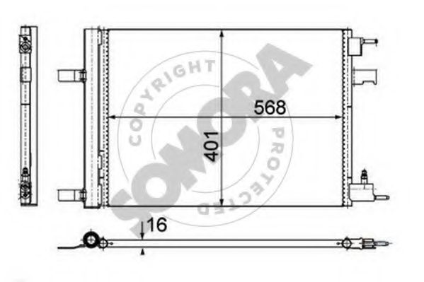 Конденсатор, кондиционер SOMORA 212060