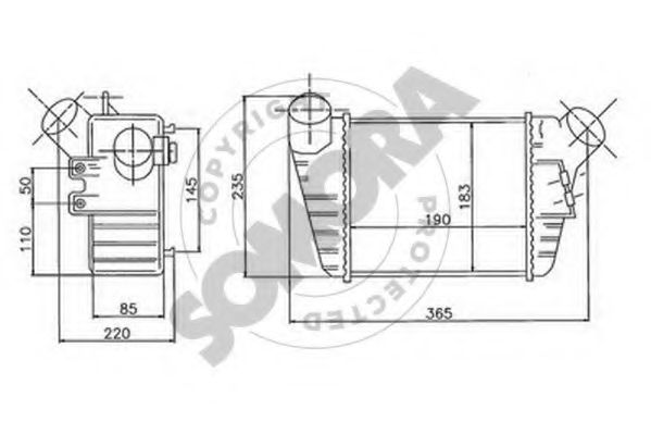 Интеркулер SOMORA 358045