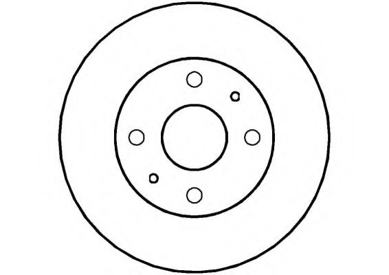 Тормозной диск NATIONAL NBD1004