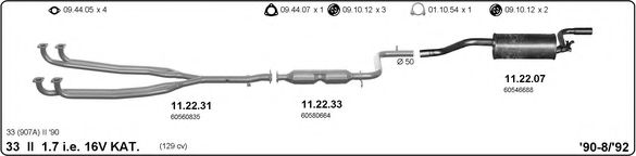Система выпуска ОГ IMASAF 502000091