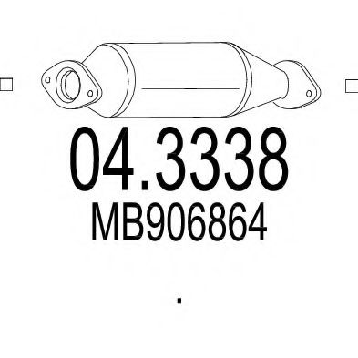 Катализатор MTS 04.3338