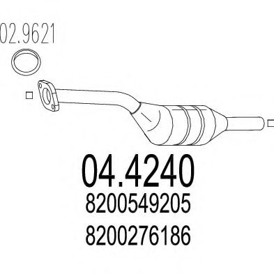 Катализатор MTS 04.4240