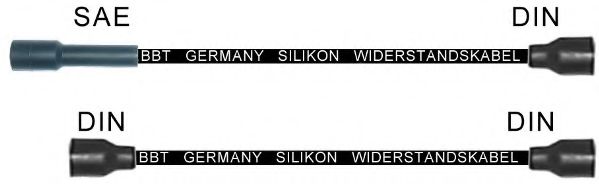 Комплект проводов зажигания BBT ZK711