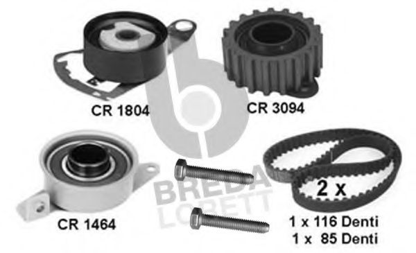 Комплект ремня ГРМ BREDA  LORETT KCD0362