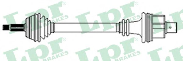 Приводной вал LPR DS39115