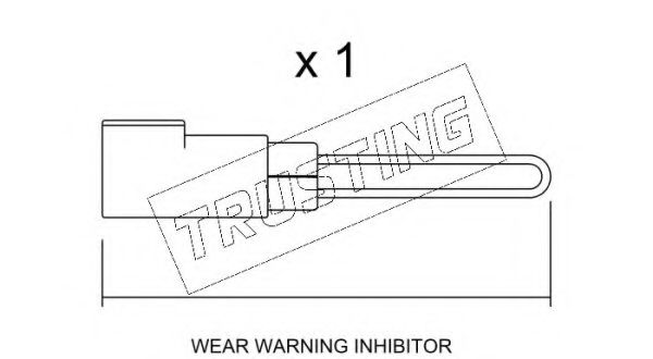 Сигнализатор, износ тормозных колодок TRUSTING SU.258