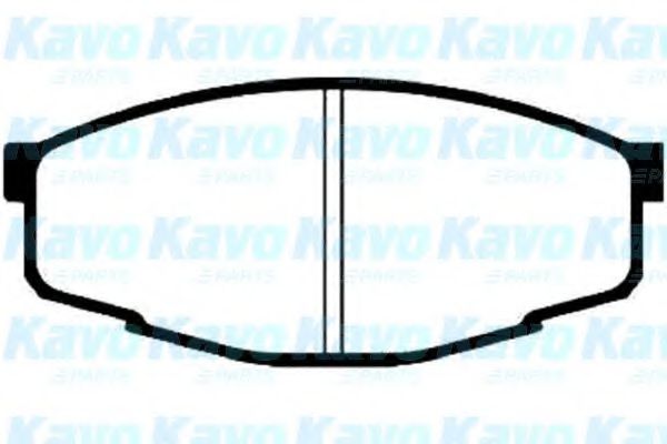 Комплект тормозных колодок, дисковый тормоз KAVO PARTS BP-9006