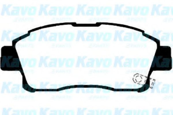 Комплект тормозных колодок, дисковый тормоз KAVO PARTS BP-9061