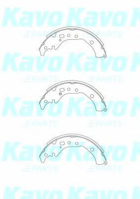 Комплект тормозных колодок KAVO PARTS BS-9948