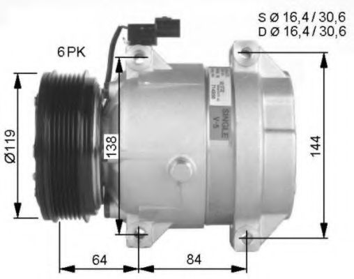 Компрессор, кондиционер NRF 32483G