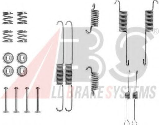 Комплектующие, тормозная колодка A.B.S. 0615Q