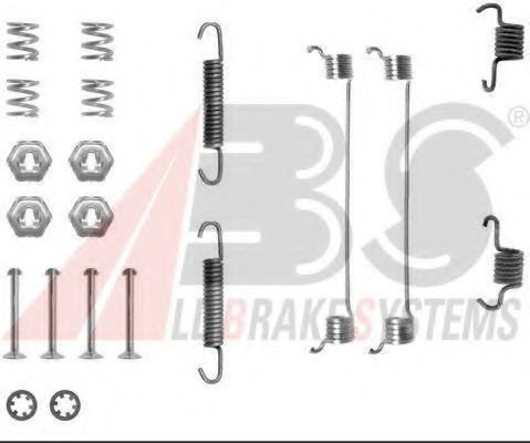 Комплектующие, тормозная колодка A.B.S. 0651Q