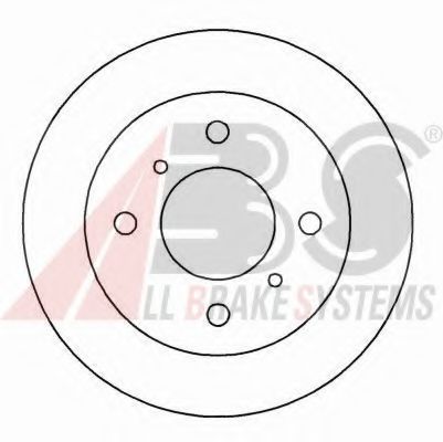 Тормозной диск A.B.S. 16104