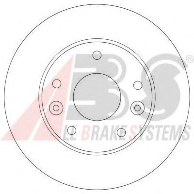 Тормозной диск A.B.S. 17519 OE