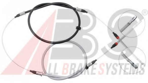 Трос, стояночная тормозная система COFLE 10572