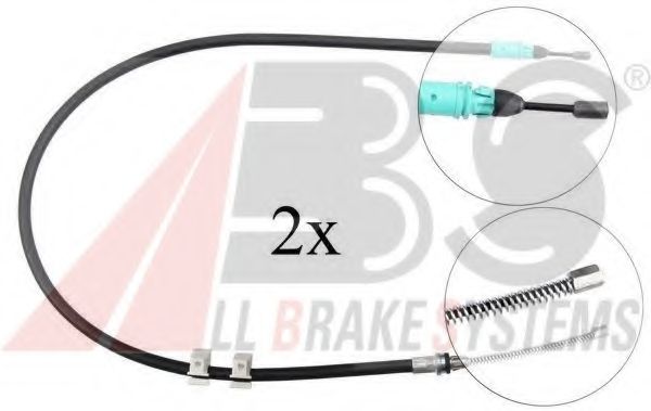 Трос, стояночная тормозная система A.B.S. K13776
