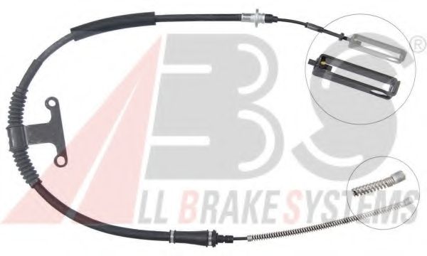 Трос, стояночная тормозная система A.B.S. K17445