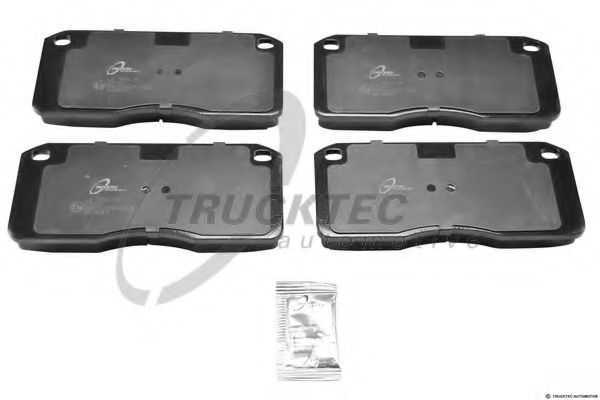 Комплект тормозных колодок, дисковый тормоз TRUCKTEC AUTOMOTIVE 03.35.090