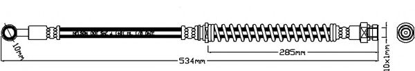 Тормозной шланг REMKAFLEX 3569