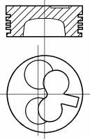 Поршень NÜRAL 87-307600-20