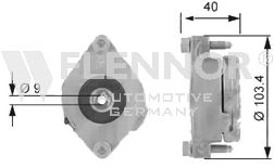 Натяжная планка, поликлиновой ремень FLENNOR FA99010