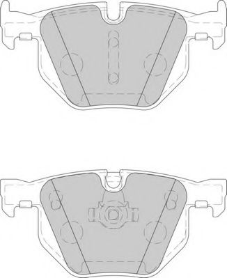 Комплект тормозных колодок, дисковый тормоз NECTO FD7163A