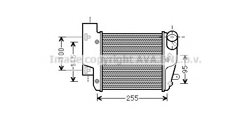 Интеркулер AVA QUALITY COOLING AIA4304