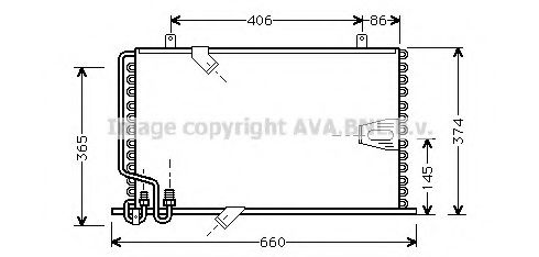 Конденсатор, кондиционер AVA QUALITY COOLING BW5184