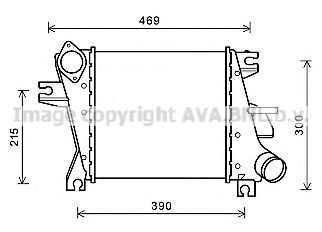 Интеркулер AVA QUALITY COOLING DN4412
