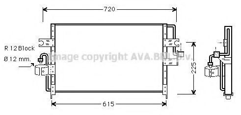 Конденсатор, кондиционер AVA QUALITY COOLING DN5165