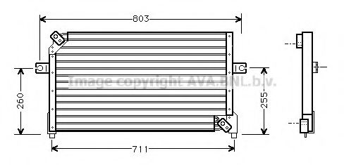 Конденсатор, кондиционер AVA QUALITY COOLING DN5199