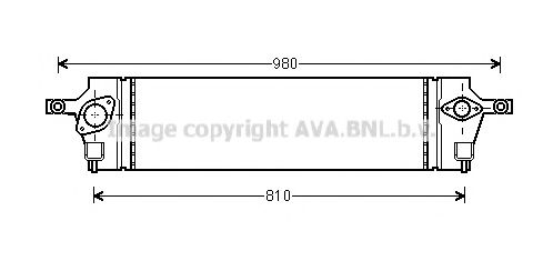 Интеркулер AVA QUALITY COOLING DNA4350