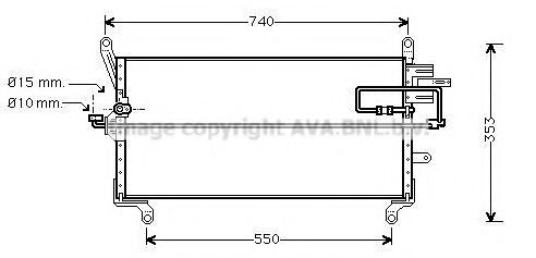 Конденсатор, кондиционер AVA QUALITY COOLING FT5178D