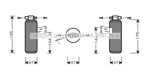 Осушитель, кондиционер AVA QUALITY COOLING RTD027