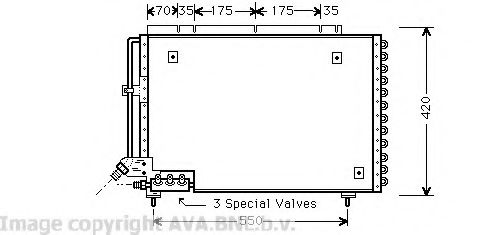 Конденсатор, кондиционер AVA QUALITY COOLING VO5082