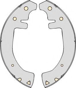 Комплект тормозных колодок MGA M517