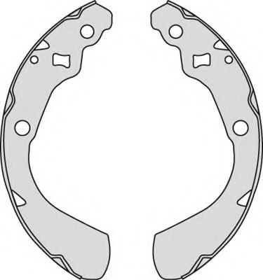 Комплект тормозных колодок MGA M793