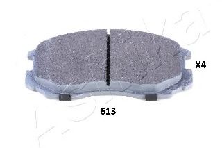 Комплект тормозных колодок, дисковый тормоз ASHIKA 50-06-613