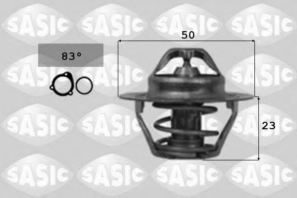 Термостат, охлаждающая жидкость SASIC 3304002