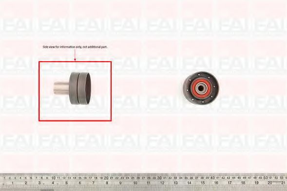 Паразитный / Ведущий ролик, зубчатый ремень FAI AutoParts T9324