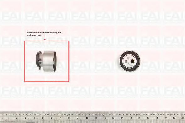 Натяжной ролик, ремень ГРМ FAI AutoParts T9470