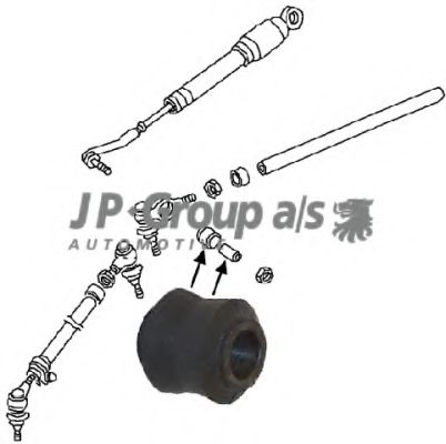 Втулка, амортизатор JP GROUP 8145050106