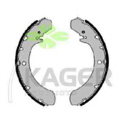 Комплект тормозных колодок KAGER 340080