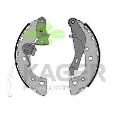 Комплект тормозных колодок KAGER 340175