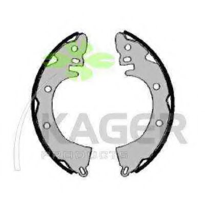 Комплект тормозных колодок KAGER 340194