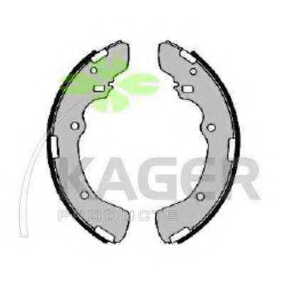 Комплект тормозных колодок KAGER 340238