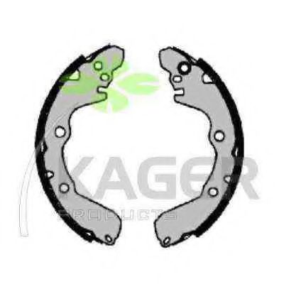 Комплект тормозных колодок KAGER 340270